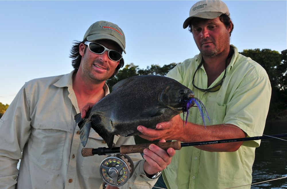 Pacu fly fishing Paraná River Argentina Peto Brandon White