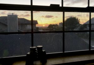 Ocean view out the window